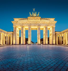 the Brandenburg Gate